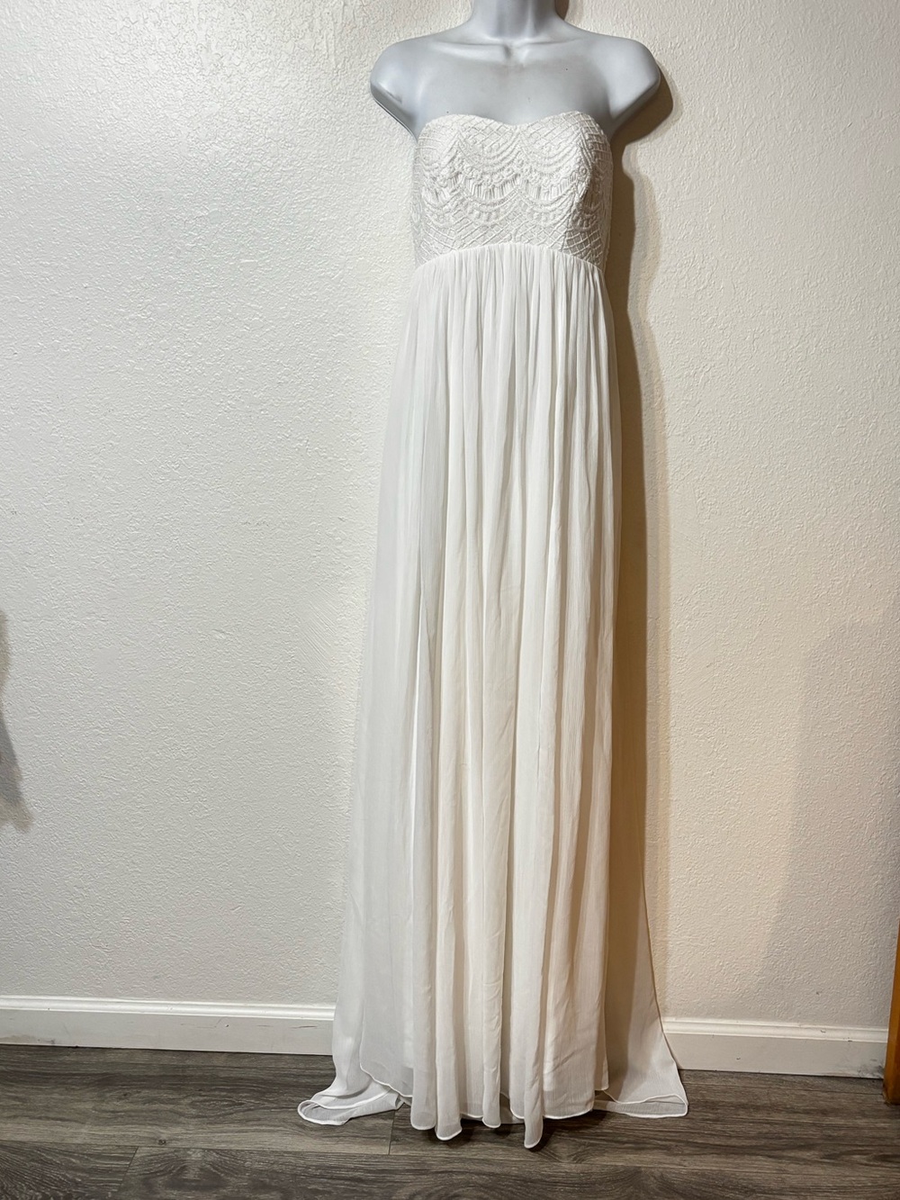 Tiffany Rose Strapless Maternity Wedding Dress Size 0